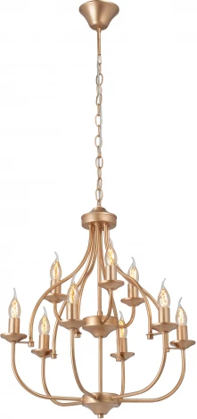 Подвесная люстра Vitaluce V1863-8/9, 9xE14 макс. 40Вт V1863-8/9 (220V, на цепи, подсвечник, свеча)