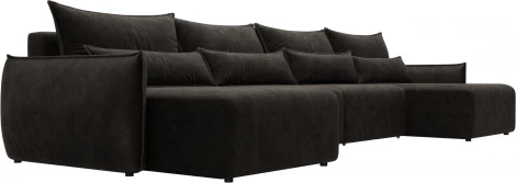 Диван П-образный Лига-051 НПБ Лонг Лига Диванов (Велюр) арт.128738