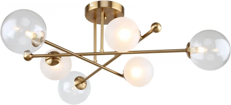 Потолочная люстра на штанге Balance 2991-6P (220V, шарики)