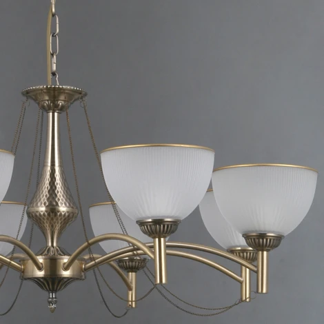 Подвесная люстра ILLUMICO IL0653-8PSQ-25AB ELITE