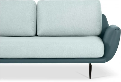 Диван Ispani угловой левый ОГОГО (арт.799378), (Ткань,Экокожа/Зеленый)