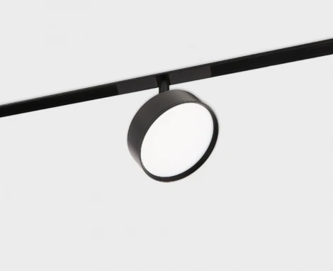 Трековый светильник магнитный 9W 48V Italline IT09-9019 black 4000K (LED, круглые)