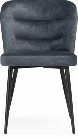 Стул на металлокаркасе Woodville Kilian dark gray / black арт.15846