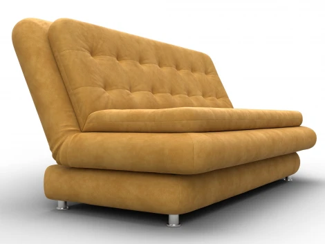 Диван-книжка Лига-123 (Металл,ЛДСП,Брус,Доска,Велюр/Желтый) Лига Диванов 137627