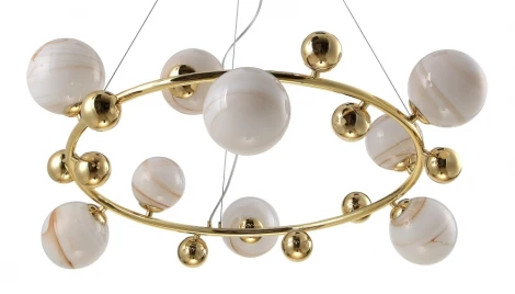 Подвесной светильник Crystal Lux SALVADORE SP9H GOLD
