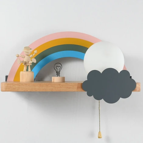 Настенный светильник (бра) Rainbow Kids Wall ImperiumLoft Rainbow-Kids-Wall01 (151333-26) (для детской, 220V, выключатель, шар)