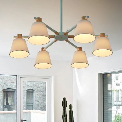 Потолочная люстра на штанге Natura A Blue 6 ImperiumLoft Naturaab (177991-26) (220V)