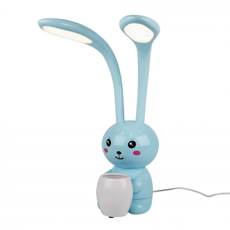 Настольная лампа с подставкой под канцелярские принадлежности для детской Uniel ULM ULM-D160 12W/3000-6000K/DIM BLUE