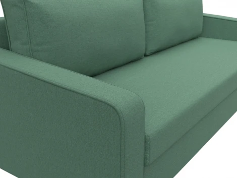 Диван прямой Лига-009 (Зеленый/Рогожка) Лига Диванов арт.124151