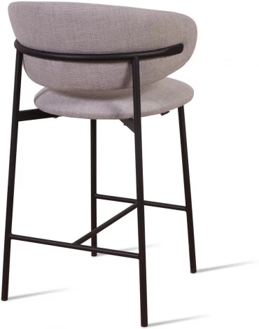 Стул полубарный Adele, рогожка wellton 912, серый Top Concept арт.22296