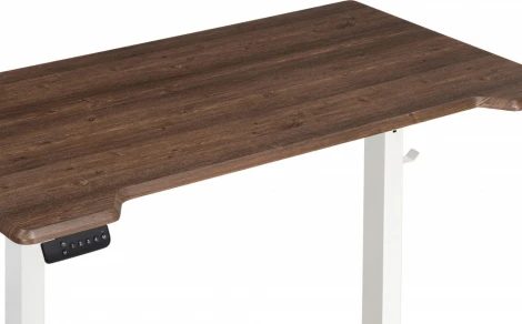 Компьютерный стол Маркос с механизмом подъема 140 (Маркос с механизмом подъема 140х80х75 орех кантри / белый) Notta арт.578405