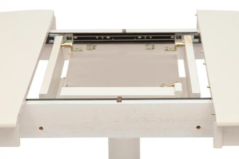 Стол раскладной Siena ( SA-T4EX) ivory white (слоновая кость 2-5) (дерево гевея/мдф)