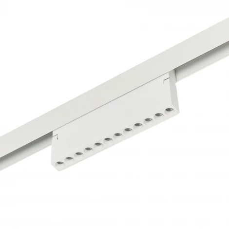 Трековый магнитный светодиодный светильник 12W 48V MyFar ФлоуПоинт MT0213-12W3K-W