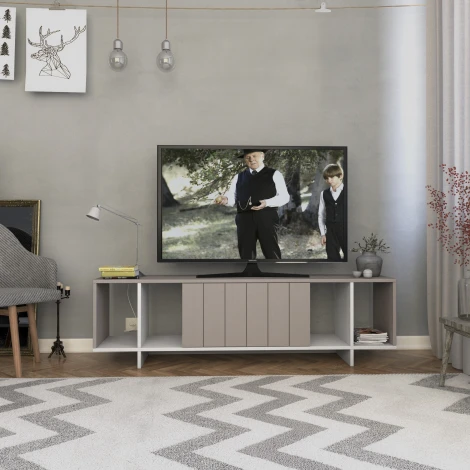 ТВ тумба ZITANO TV STAND (Дерево/Бежевый) LEVE