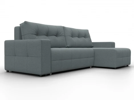 Диван угловой Лига-122 угол универсальный (ДСП,Брус,Рогожка/Серый) Лига Диванов 137599