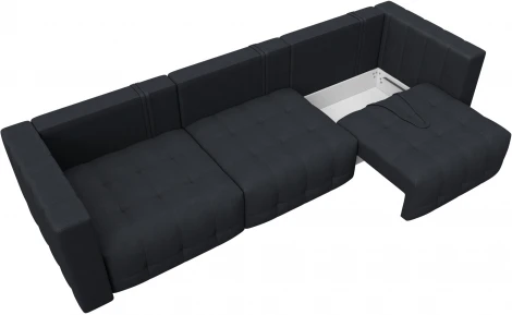 Диван прямой Лига-052 НПБ Лонг Лига Диванов (Замша) арт.128791