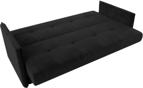 Диван-книжка Лига-018 (Черный/Велюр) Лига Диванов арт.117849