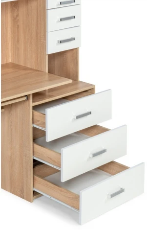 Стол компьютерный Woodville Джаз-17 левый дуб сонома 318952