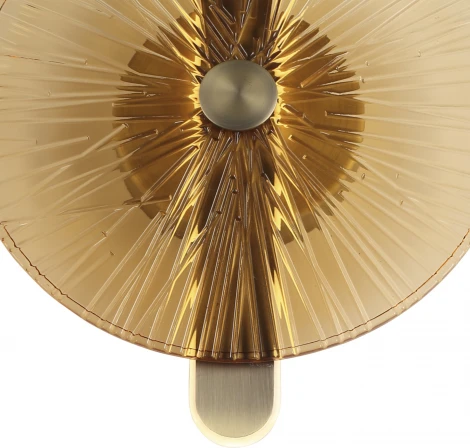 Настенный светильник ST Luce Wasi SL6141.311.01 бронза/янтарь LED 1*11W 4000K (220V, круглые)