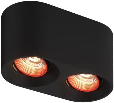 Накладной точечный светильник Denkirs DK3040 DK3096-BK+RD