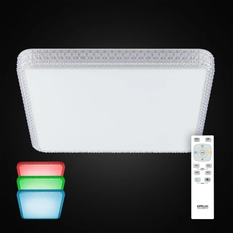 Потолочный светильник Citilux Альпина CL718K100RGB (LED, 220V, пульт управления)