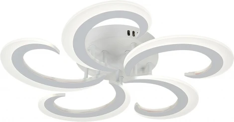 Потолочная люстра Natali Kovaltseva Simply LED LAMPS 81409 с пультом ДУ 80W, белый, LED