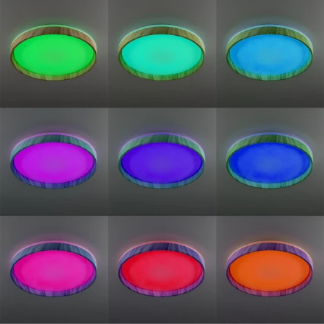 Потолочный светильник RGB круглый светодиодный с пультом Citilux Enzo CL753452G (220V, круглые)