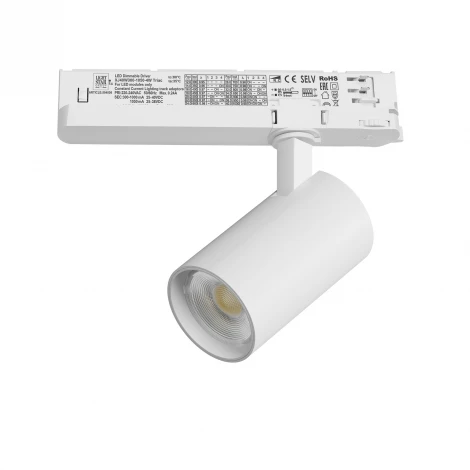 Трековый светильник трехфазный светодиодный LED 15W 220V с управлением TRIAC Lightstar Alta Base A5136TRIAC