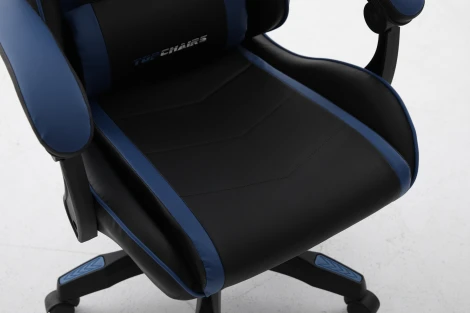 Кресло спортивное TopChairs Shadow черно-синий арт.УТ000039466