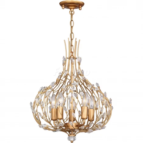 Подвесная люстра Favourite Batun 2020-5P (220V, на цепи, подсвечник, свеча)