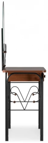 Туалетный столик Woodville Клео 3 черный / орех 446222