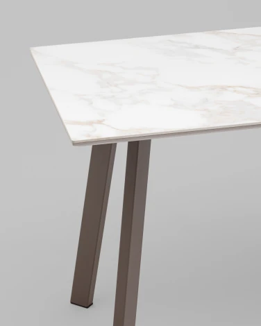 Стол Райли нераскладной 100*70*75 см столешница МДФ керамика Carla Larkin глянец Stool Group УТ000042287