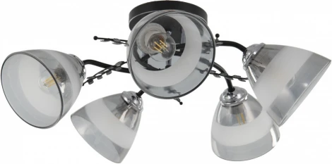 Потолочная люстра на штанге Arte Milano AMALFI-327685 327685/5A BK+CR (220V)