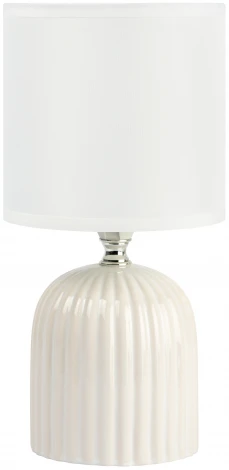 Настольная лампа Rivoli May 7548-501 1 х Е14 40 Вт керамика белая с абажуром