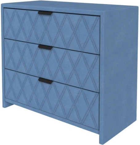 PROxSON Комод Side (Ткань: Рогожка Тетра Голубой) 94x45
