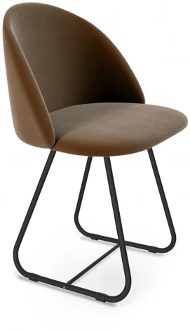 Стул SHT-ST35/S38 кофейный ликер/черный муар Sheffilton 8937123202