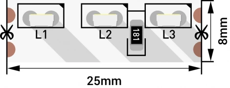 Светодиодная лента SWG SWG315120-12-9.6-W