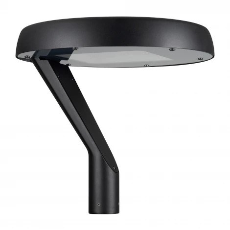 Уличный консольный светильник светодиодный ALT-DEKKEL-50W Warm3000 (BK, 145x40 deg, 230V) (Arlight, IP65 Металл) 051858