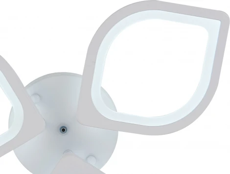 Потолочная люстра Natali Kovaltseva Simply LED LAMPS 81404 с пультом ДУ 60W, белый, LED