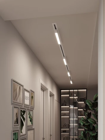 Трековая система в сборе однофазная встраиваемая 220V 32W Hesby Lighting Skylite №1 HSBL_kompl_S001_VI4W3K