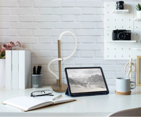 Настольная лампа с гибким неоном DeMarkt Толедо 312033001 (LED, 220V)