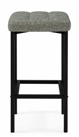 Барный стул Woodville Лофт (Металл, Рогожка/Черный) арт.614945