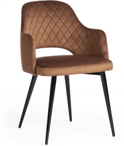 Обеденный стул Tetchair VALKYRIA (Ткань,Металл/Коричневый)