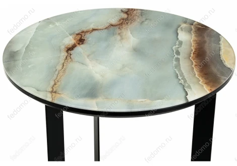 Журнальный столик Woodville Роб D-450 голубой мрамор 462094