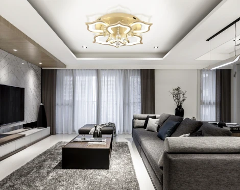 Потолочная люстра Natali Kovaltseva Florel INNOVATION STYLE 83052 (регулировка яркости, LED, 220V, пульт управления, цветы)