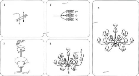Потолочная люстра Lightstar Vortico 814137