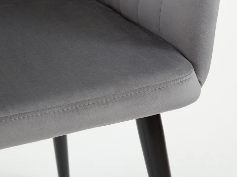 Стул MyFar Фредерик темно-серый велюр MF1041-1