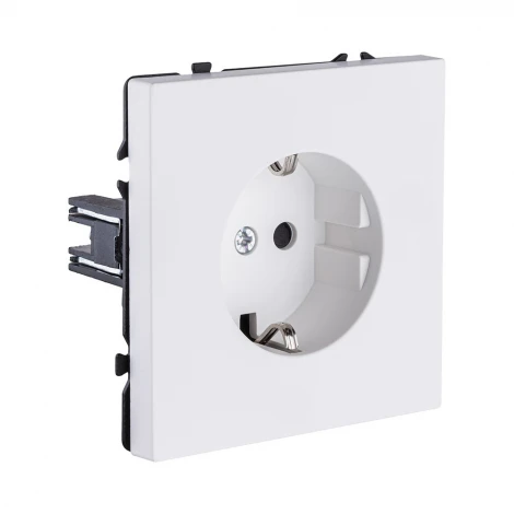Розетка штепсельная SCHUKO 16A/250 В белый матовый Kollinger Eclipse EC-014WH