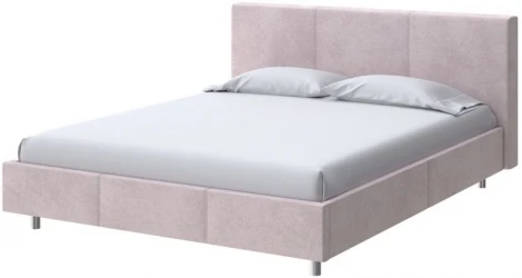 PROxSON Кровать Novo (Ткань: Велюр Teddy Лунный) 90x200