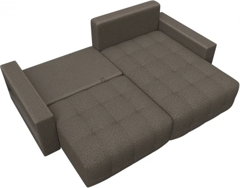 Диван угловой с полками Лига-053 НПБ Лига Диванов (Велюр) арт.128951